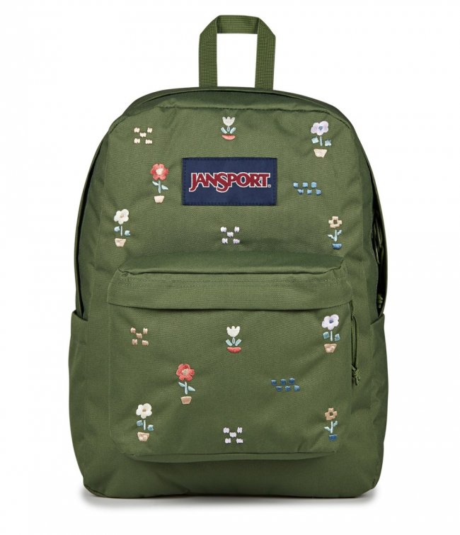 Jansport SuperBreak® Plus - Flower Fundamentals Cargo Green