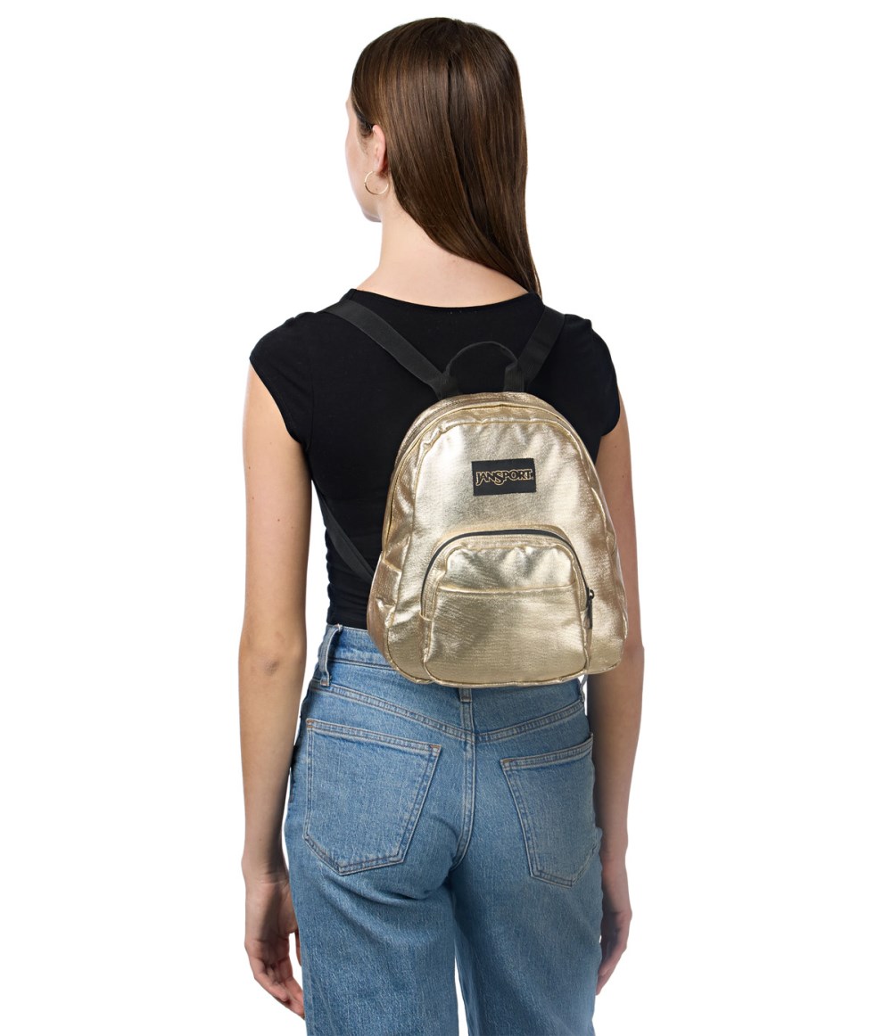 Jansport Half Pint Mini Backpack - Surreal Shine Gold