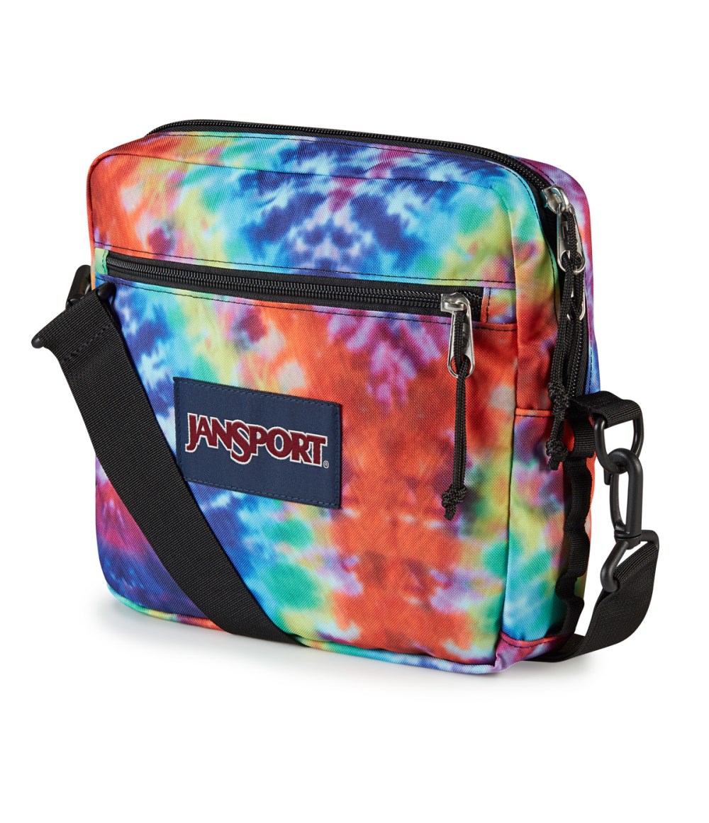 Jansport Central Adaptive Crossbody - Red/Multi Hippie Days