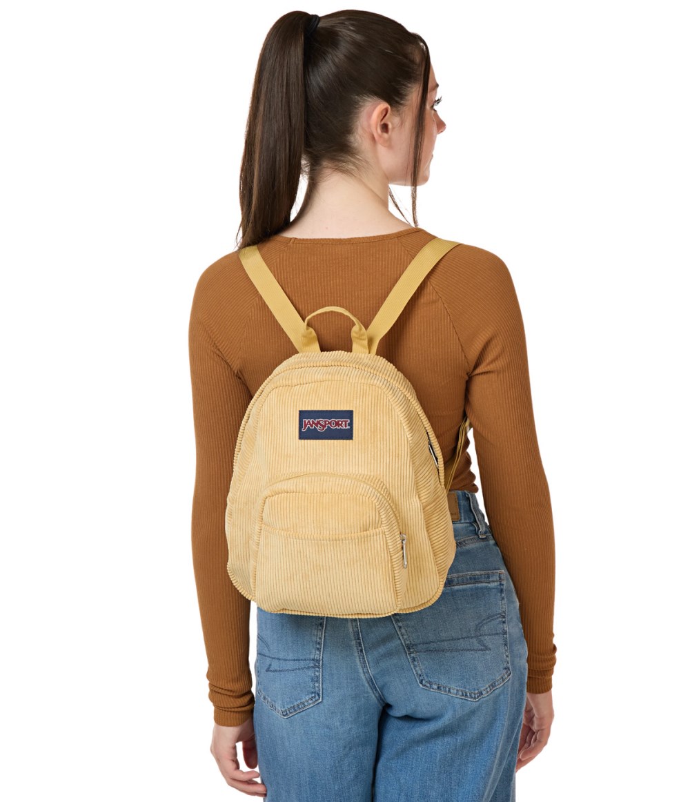Jansport Half Pint Mini Backpack - Curry Corduroy
