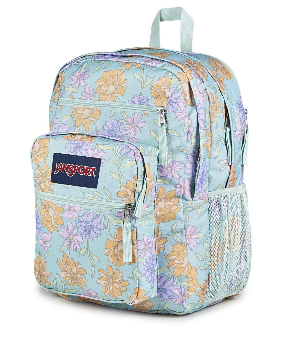Jansport Big Student - Faded Floral Fresh Mint