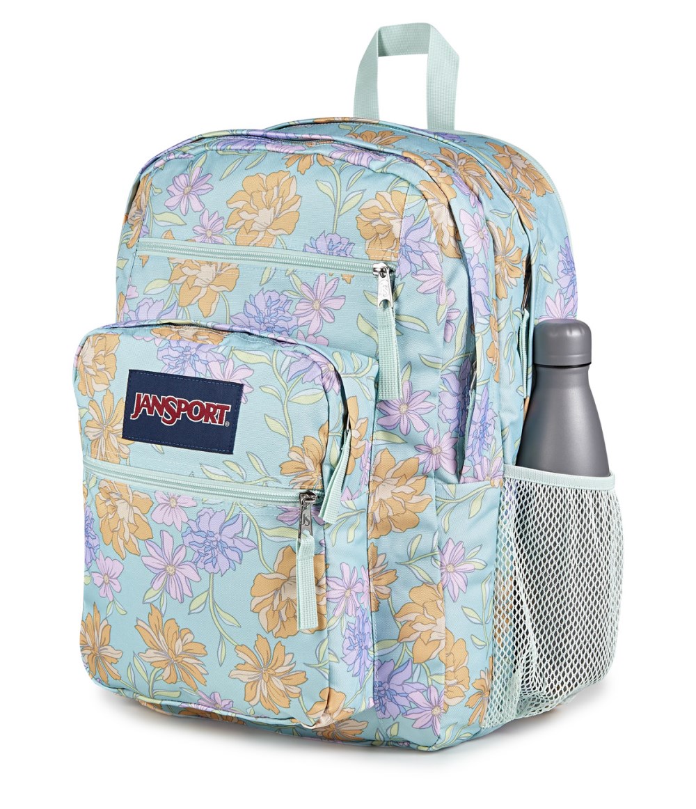 Jansport Big Student - Faded Floral Fresh Mint