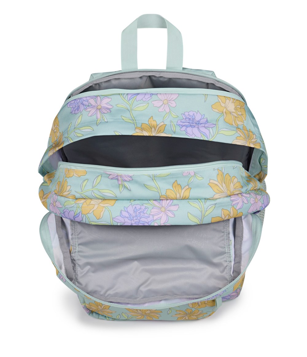 Jansport Big Student - Faded Floral Fresh Mint