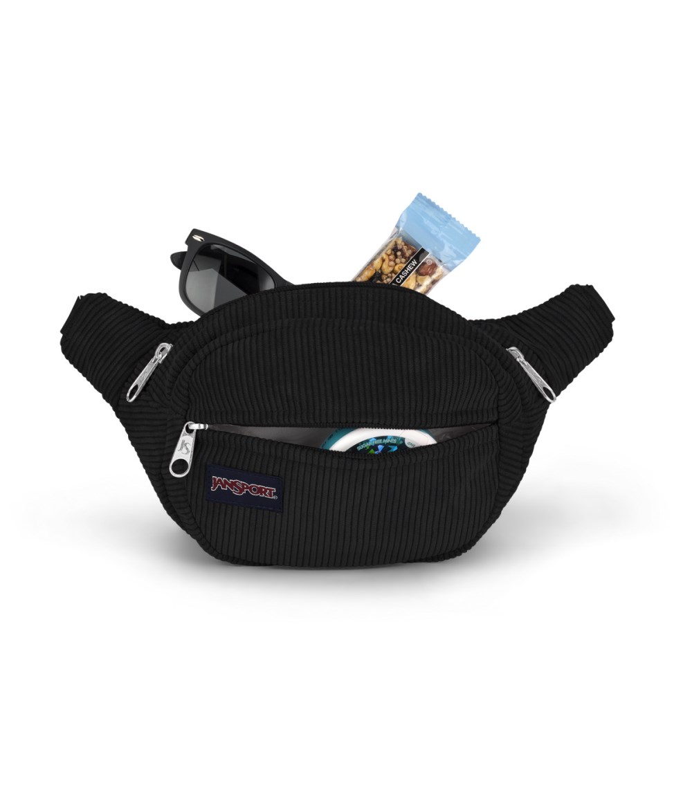 Jansport Fifth Avenue Fanny Pack - Black Corduroy