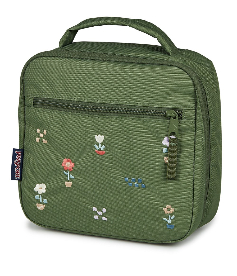Jansport Lunch Break - Flower Fundamentals Cargo Green