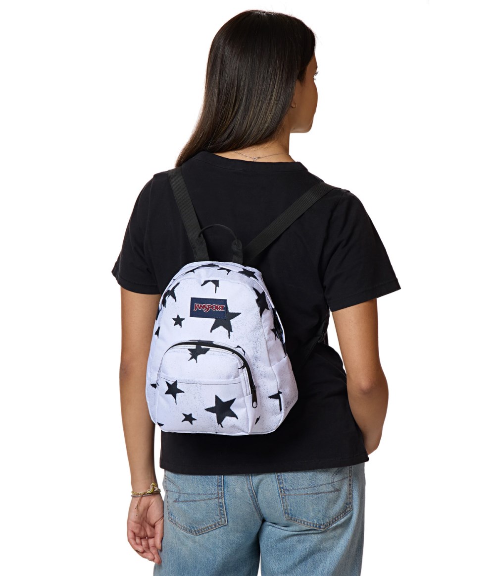 Jansport Half Pint Mini Backpack - Sprayed Stars Black