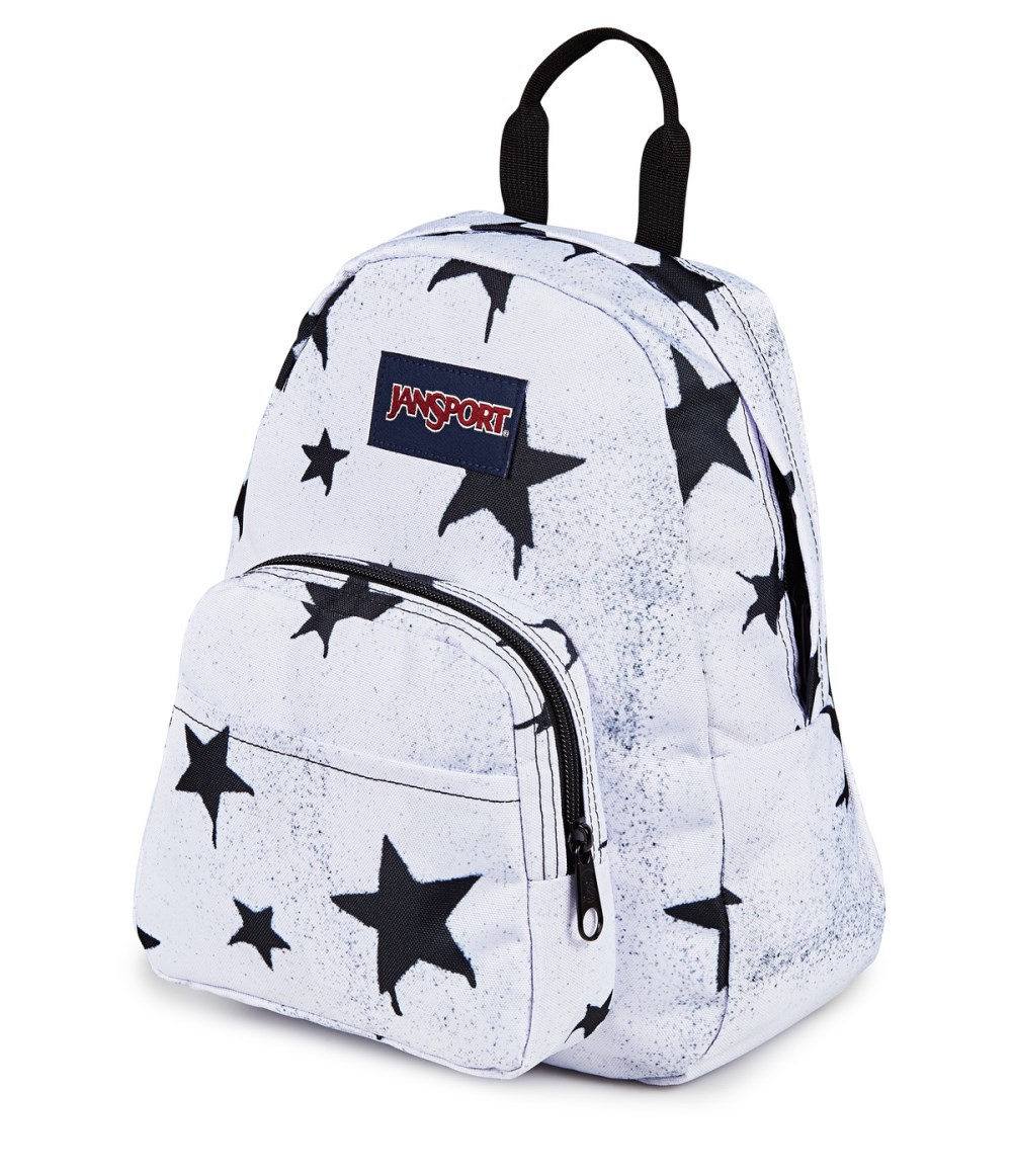 Jansport Half Pint Mini Backpack - Sprayed Stars Black