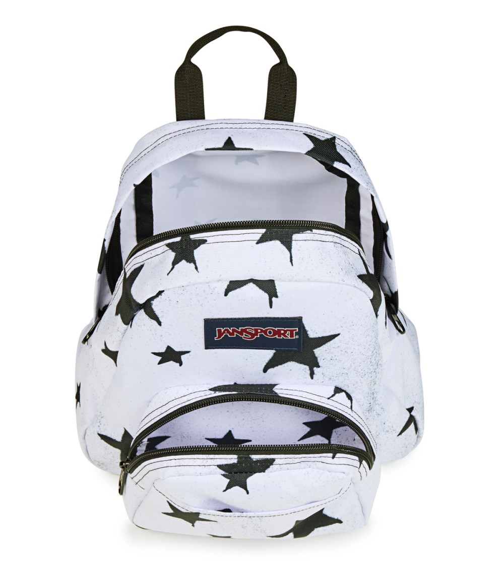 Jansport Half Pint Mini Backpack - Sprayed Stars Black