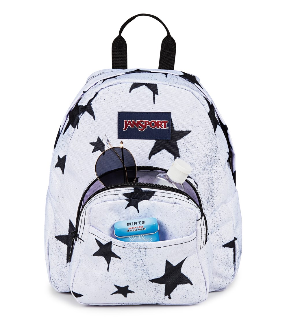 Jansport Half Pint Mini Backpack - Sprayed Stars Black