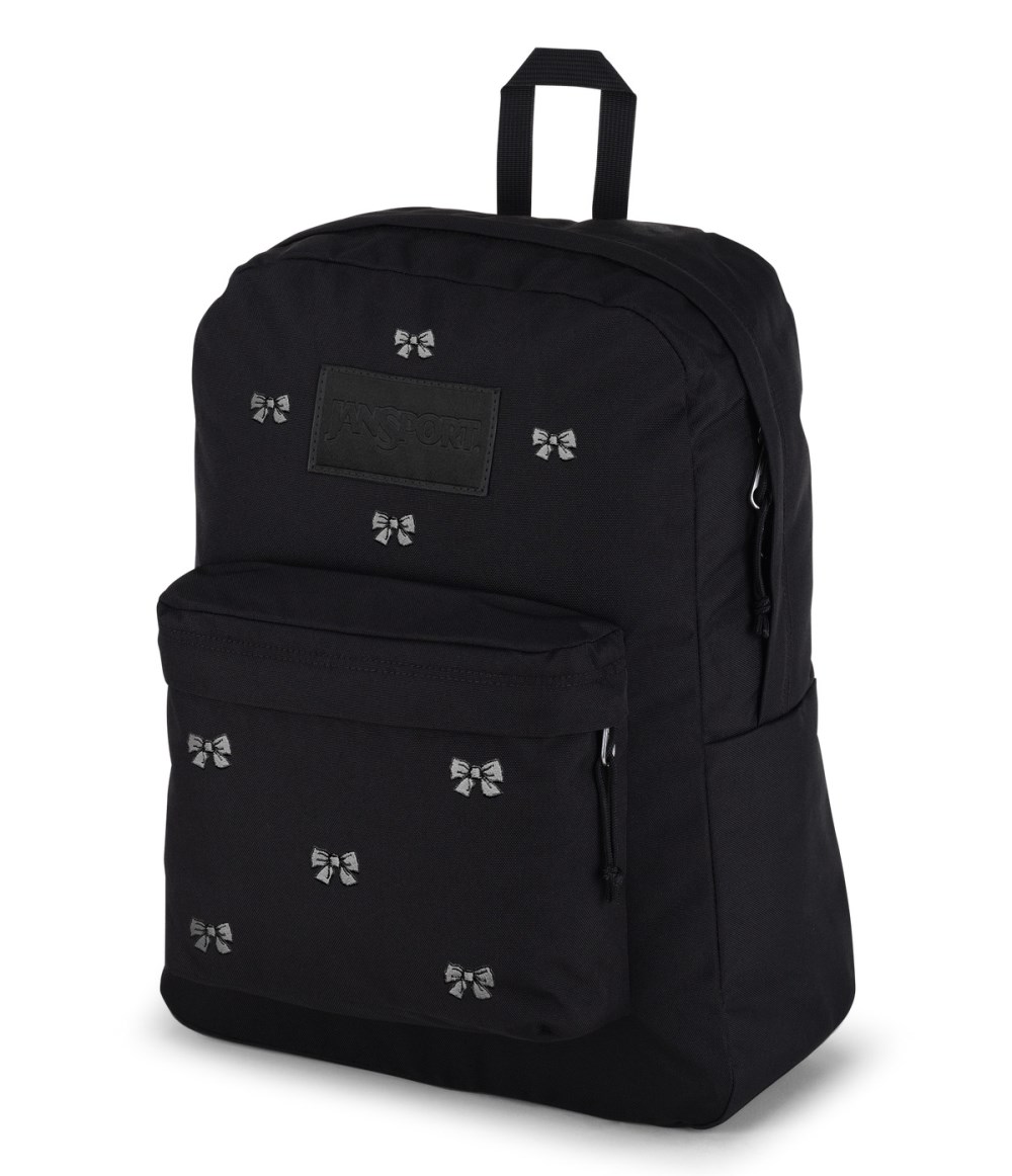 Jansport SuperBreak® Plus - Embroidered Bows Black