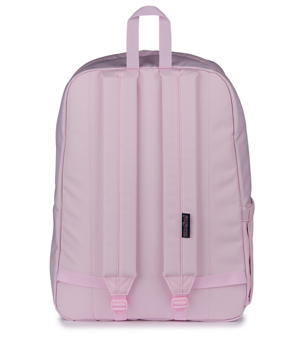 Jansport SuperBreak® Plus - Pink Ice Cherry Embroidery
