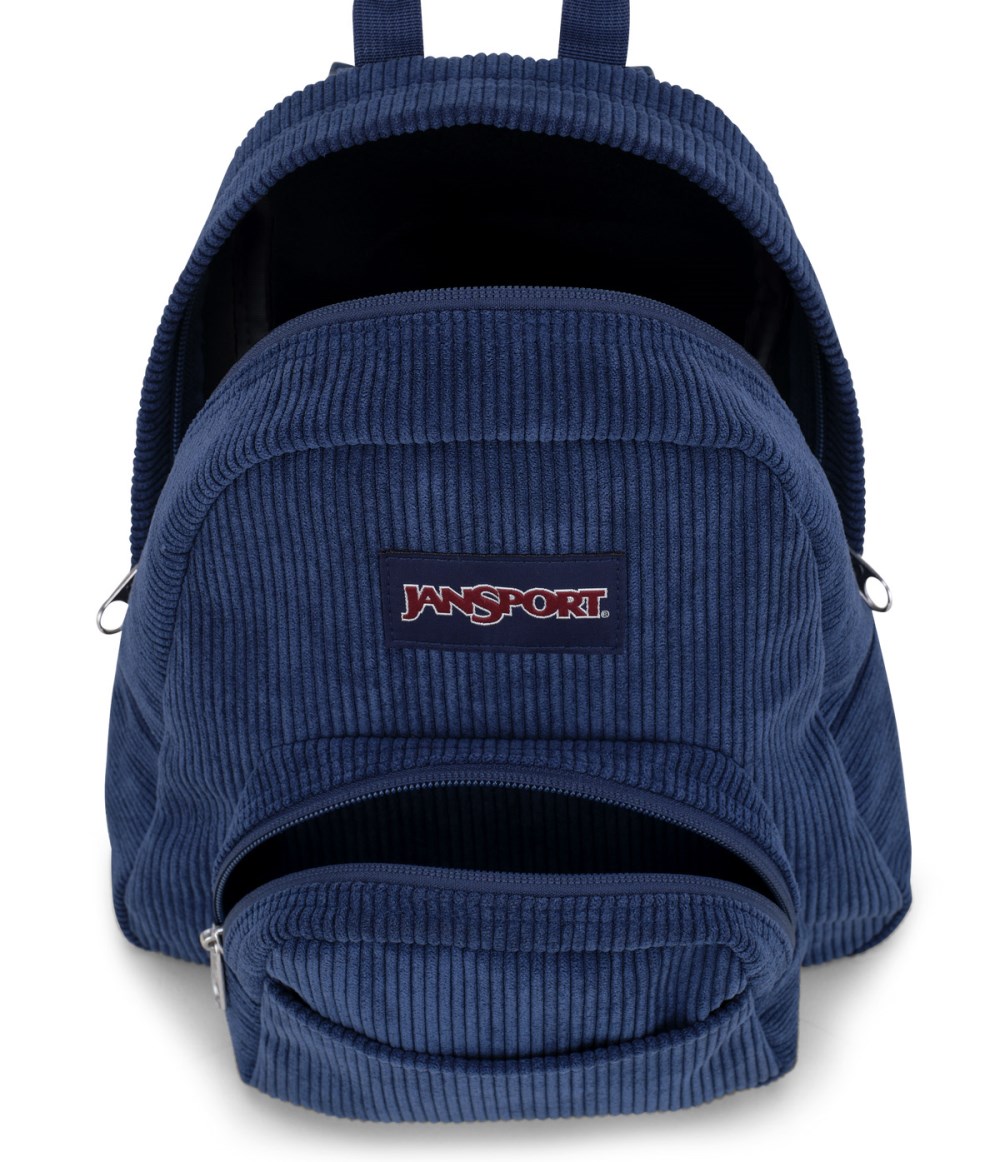 Jansport Half Pint Mini Backpack - Navy Corduroy