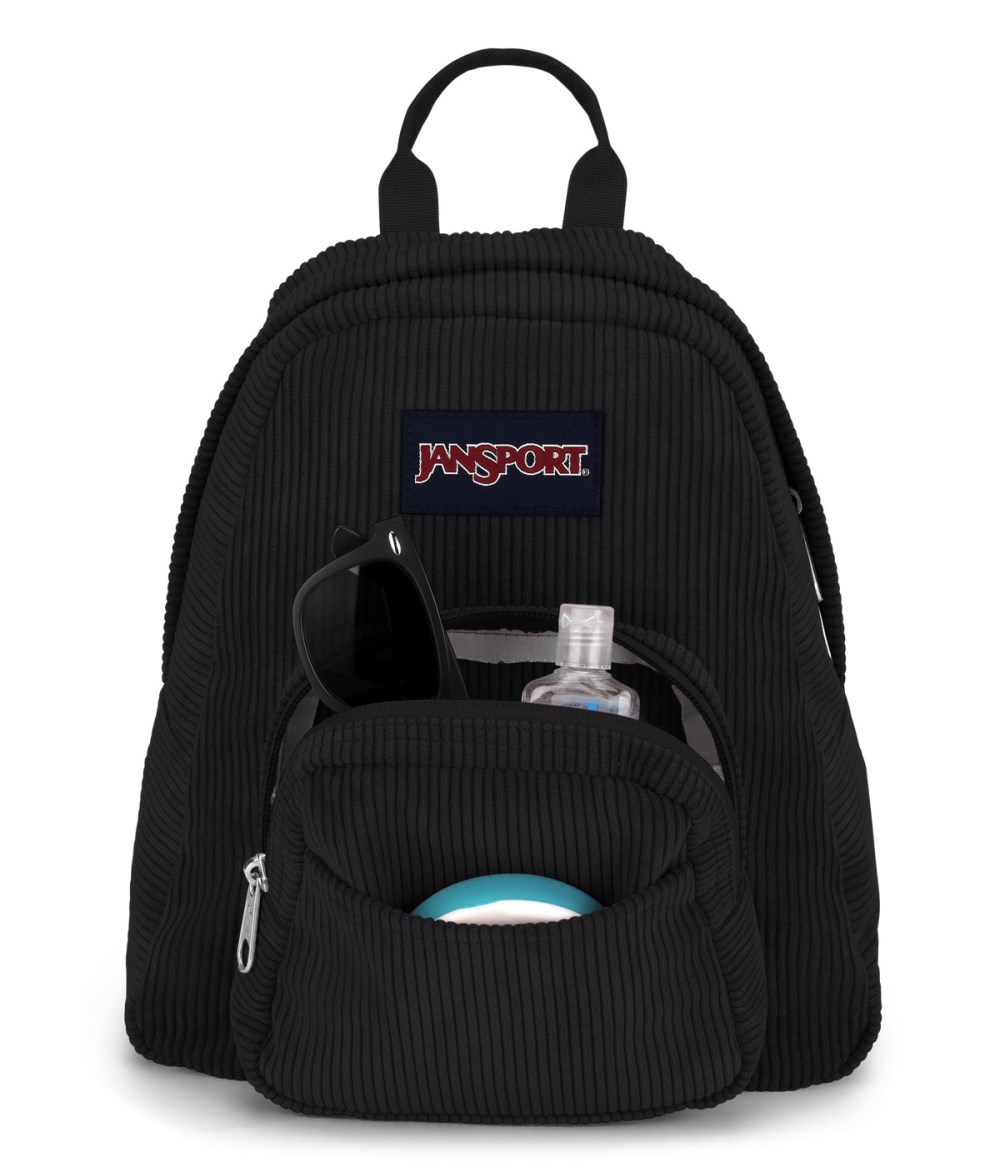 Jansport Half Pint Mini Backpack - Black Corduroy
