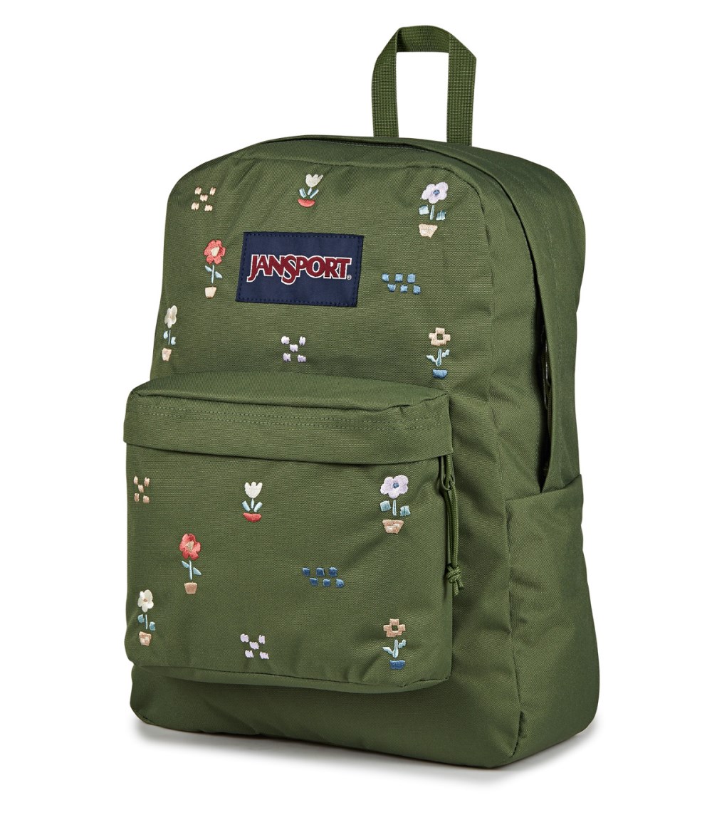Jansport SuperBreak® Plus - Flower Fundamentals Cargo Green