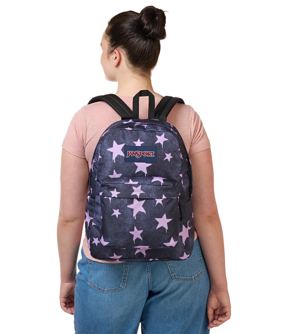 Jansport SuperBreak® Plus - Sprayed Stars Pastel Lilac