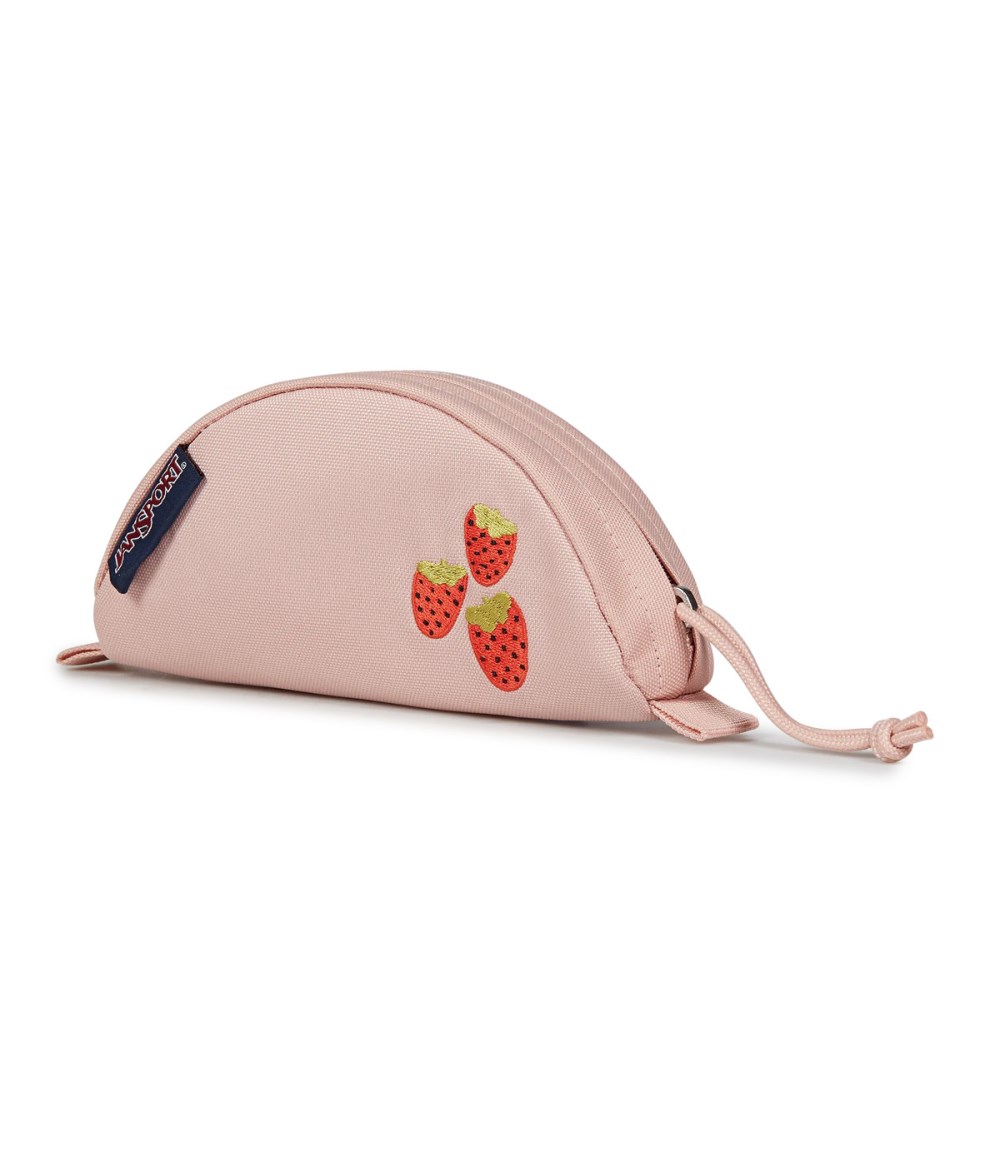 Jansport Luna Small Pouch - Strawberry Embroidery