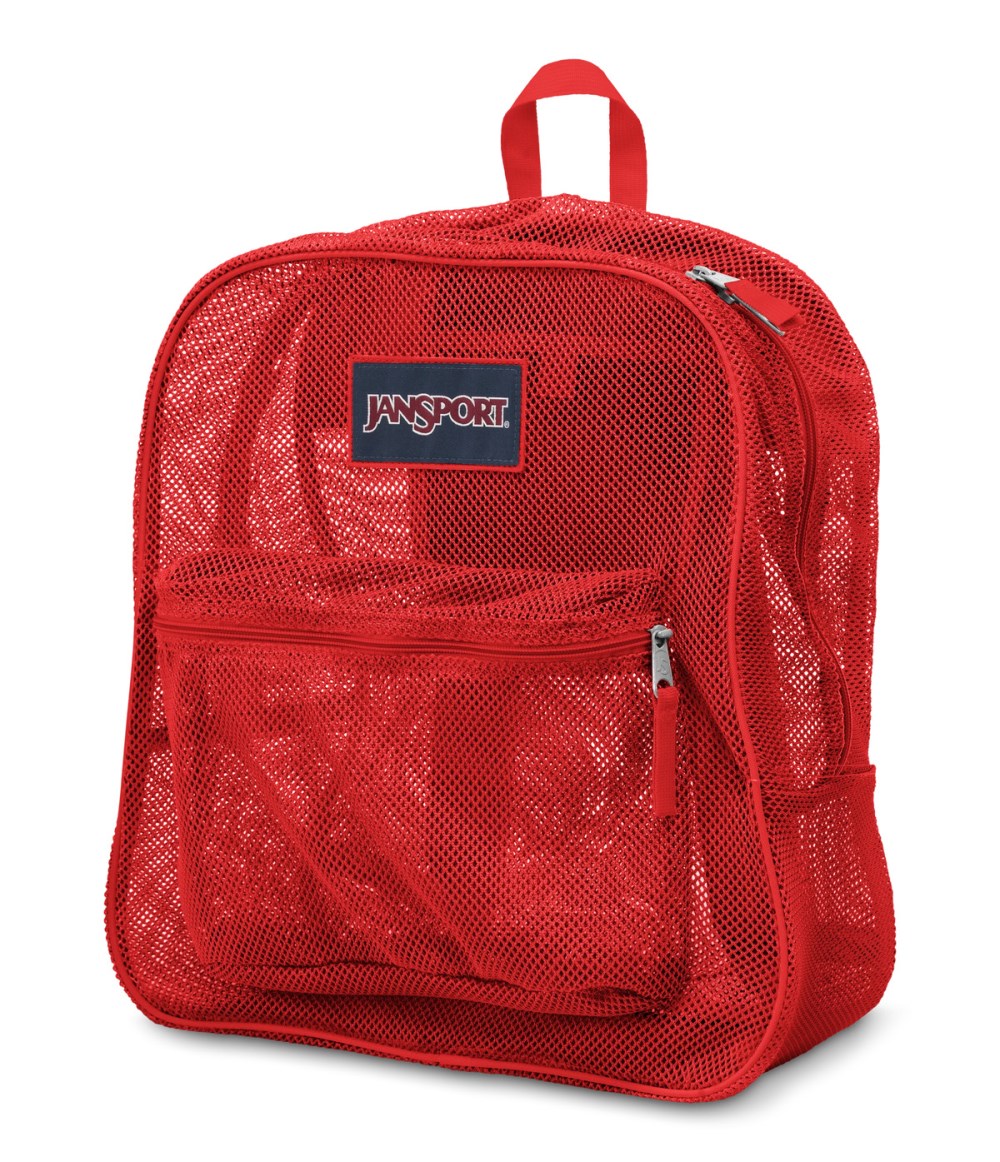 Jansport Mesh Pack Backpack - Red Tape